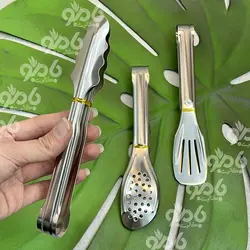 انبر سالاد استیل 3عددی وارداتی
