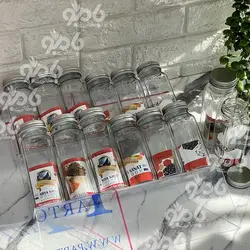 بانکه جا ادویه شیشه ای مکارتی در 2سایز