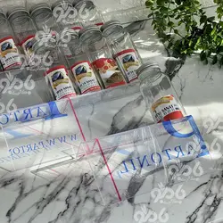بانکه جا ادویه شیشه ای مکارتی در 2سایز