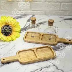 اردو خوری چوبی 2خانه دسته دار رابر وود