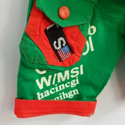 ست شلوارک کتان با کمربند و کیف کمری