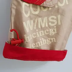 ست شلوارک کتان با کمربند و کیف کمری