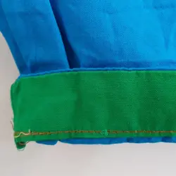 ست شلوارک کتان با کمربند و کیف کمری