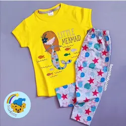 تیشرت شلوار پری دریایی کوچک