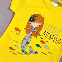 تیشرت شلوار پری دریایی کوچک