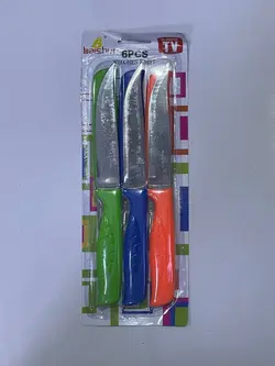 6 عدد چاقو آشپزخانه