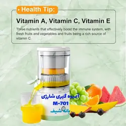 آبمیوه گیری شارژی M-701