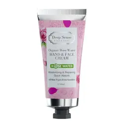 کرم دست و صورت گلاب مناسب انواع پوست 60ml دیپ سنس