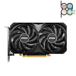 کارت گرافیک MSI RTX 4060 VENTUS 2X BLACK 8G OC