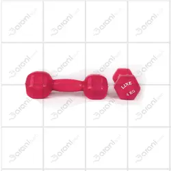 دمبل شش ضلعی لاین بسته بندی دو عددی