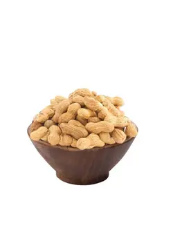 بادام زمینی با پوست خام