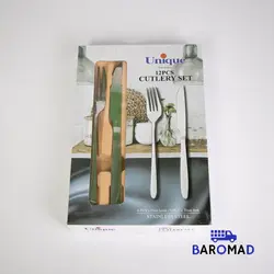 مجموعه 12 عددی کارد و چنگال میوه خوری یونیک مدل CUTLERY