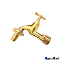 شیر حیاطی آب رهاب مدل Brass