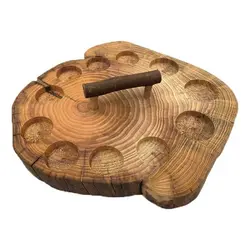 سینی گرد چوبی