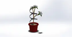 قیم پلاستیکی گیاه با قابلیت تنظیم افزودن ارتفاع RFDM-کد 1098