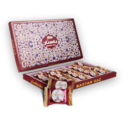 گز لقمه ای 18 درصد بادام مقدار 300 گرم