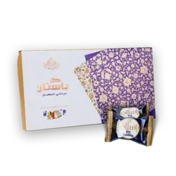 گز لقمه ای 18 درصد مخلوط ( پسته و بادام ) مقدار 450 گرم