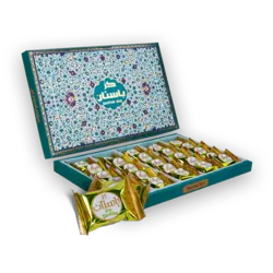 گز لقمه ای 18 درصد مغز پسته مقدار 300 گرم