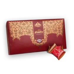 گز لقمه ای 28 درصد بادام مقدار 450 گرم