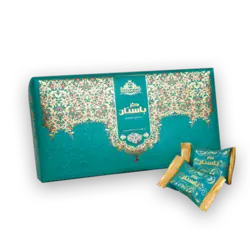 گز لقمه ای 28 درصد پسته مقدار 450 گرم