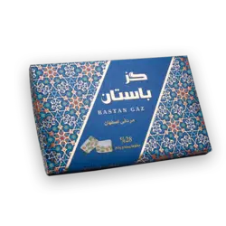 گز لقمه ای 28 درصد مخلوط ( پسته و بادام ) مقدار 300 گرم