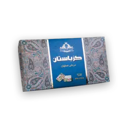 گز لقمه ای 28 درصد مخلوط ( پسته و بادام ) مقدار 450 گرم