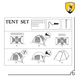 چادر کوهنوردی پیکینیو دو پلاس مدل PEKYNEW K2021_A