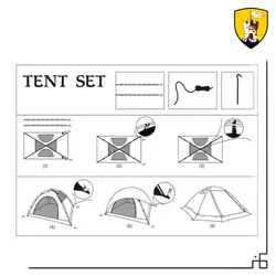چادر کوهنوردی پیکینیو دو پلاس مدل PEKYNEW K2001