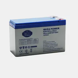 باتری 12 ولت 9 آمپر ایبیزا پاور ibiza power