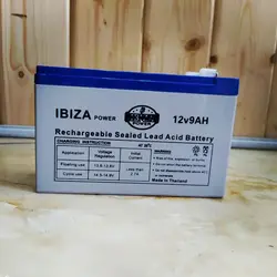 باتری 12 ولت 9 آمپر ایبیزا پاور ibiza power