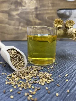 کنجد قهوه ای