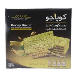 بیسکویت جو با کنجد، شوید و هل کوپا
