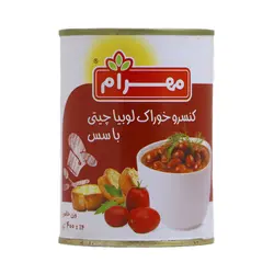کنسرو خوراک لوبیا چیتی مهرام – 400 گرم