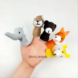 پک عروسک انگشتی جنگل