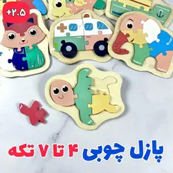 پازل چوبی چند تکه