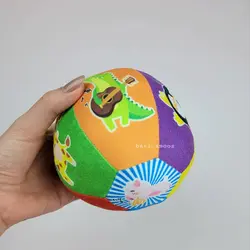 توپ جغجغه ای پارچه ای طرح حیوانات