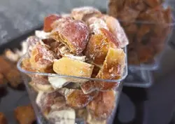 چیپس خرما کلوته زنجبیلی | چیپس خرما با طعم زنجبیل