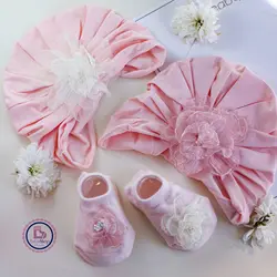 توربان و جوراب گلدار