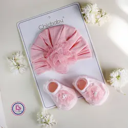 توربان و جوراب گلدار