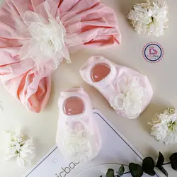 توربان و جوراب گلدار