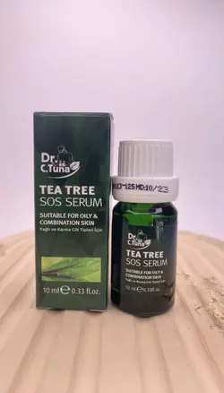 سرم وقطره ی ضد جوش فوری (sos) درخت چای سبز دکتر سی تونا فارماسی 10میل