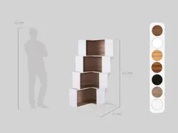 کتابخانه خانگی فانتزی مدل جانان