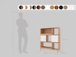 کتابخانه پازلی متحرک مدل نیکان