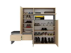 جاکفشی مدرن نشیمن دار مدل سارینا