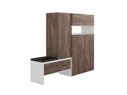 جاکفشی مدرن نشیمن دار مدل سارینا