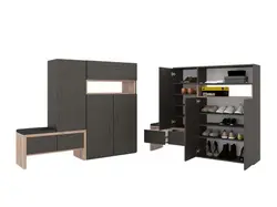 جاکفشی مدرن نشیمن دار مدل سارینا