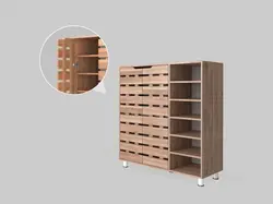 جاکفشی مدرن و جادار ام دی اف مدل سیاوش