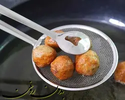 انبر سرخ کن و روغن گیر
