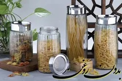 بانکه شیشه ای طرح خطی مدل 4