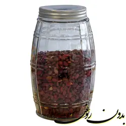 بانکه شیشه ای طرح بشکه مدل 4
